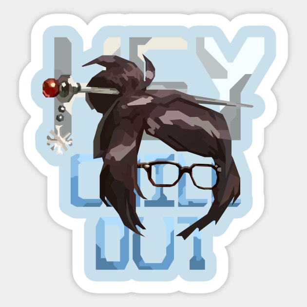 Hey, Chill Out - Mei Overwatch Sticker by No_One